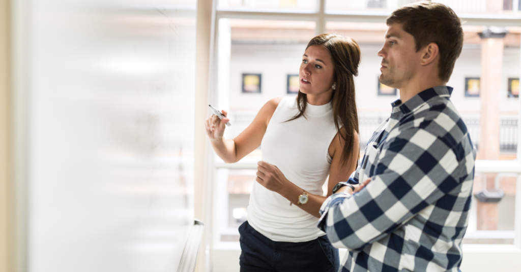 Woman financial planner